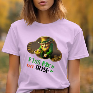 Kus me, ik ben Iers - Emerald Isle Revelry T-shirt