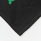 Kus me ik ben Iers grappige St. Patrick's dag Fleece Deken (Hoek)