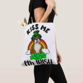 Kus me Ik ben Iers, Grappige St. Patricks Dag Tote Bag (Dichtbij)