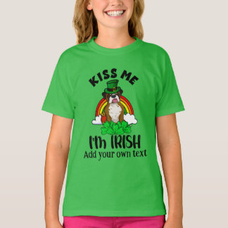 Kus Me, Ik Ben Iers, Grappige St. Patrick's Day Pu T-shirt