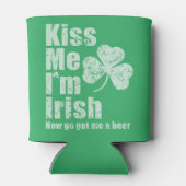 Kus me, ik ben Iers, haal een biertje voor me Blikjeskoeler (Achterkant)