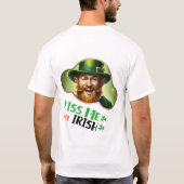 Kus me, ik ben Iers - Irish Folklore Fest T-shirt (Achterkant)