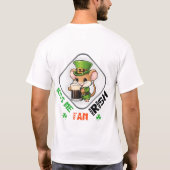 Kus me, ik ben Iers - Irish Pub Trivia Night T-shirt (Achterkant)