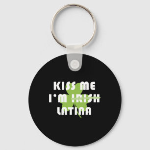 Kus Me Ik Ben Iers Klaver St. Patrick's Day Sleutelhanger