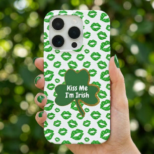 Kus Me Ik Ben Iers Klaver St. Patrick's Day Telefo iPhone 15 Pro Case