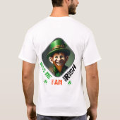 Kus me, ik ben Iers - Leprechaun's Hide and Seek T-shirt (Achterkant)