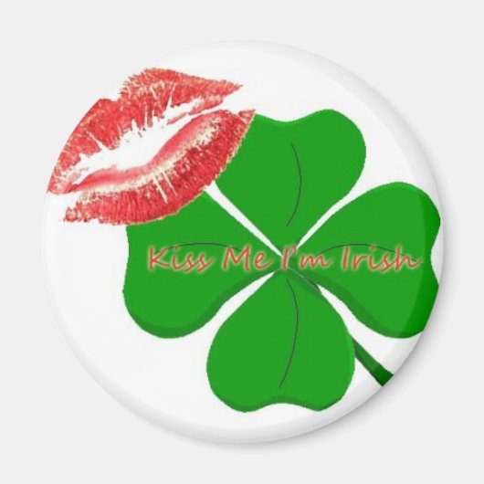 Kus me Ik ben Iers Magneet (Voorkant)