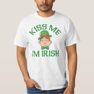 Kus me Ik ben Iers Man dat zich beweegt T-shirt