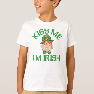 Kus me Ik ben Iers Man dat zich beweegt T-shirt