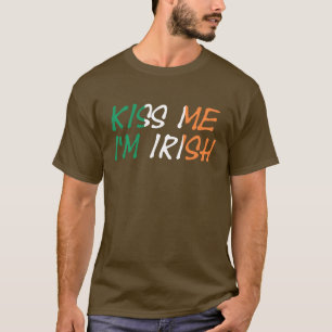 Kus Me Ik ben Iers Mannen. T-shirt