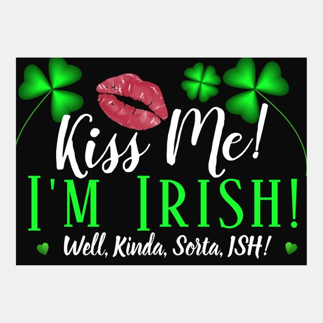 Kus me! Ik ben Iers! (Nou Kinda Sorta ISH!) (Voorkant)