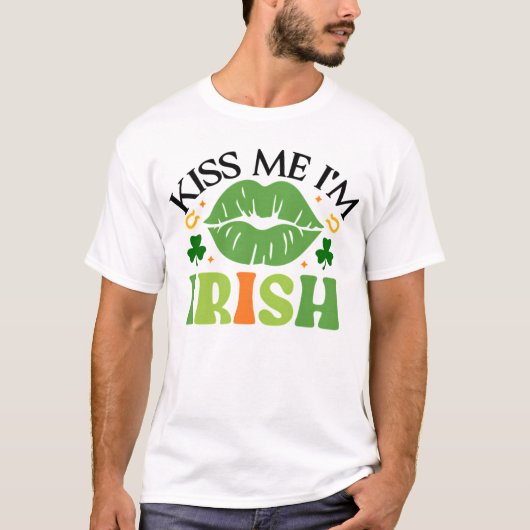 Kus Me Ik Ben Iers, Patricks Dag T-shirt (Voorkant)