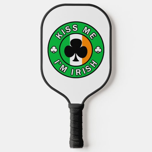 Kus Me Ik ben Iers Pickleball Paddle (Voorkant)