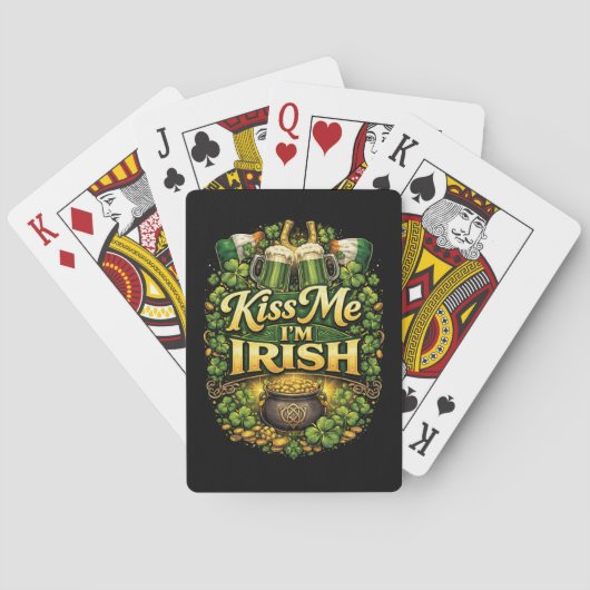 Kus Me, Ik Ben Iers Pokerkaarten (Achterkant)