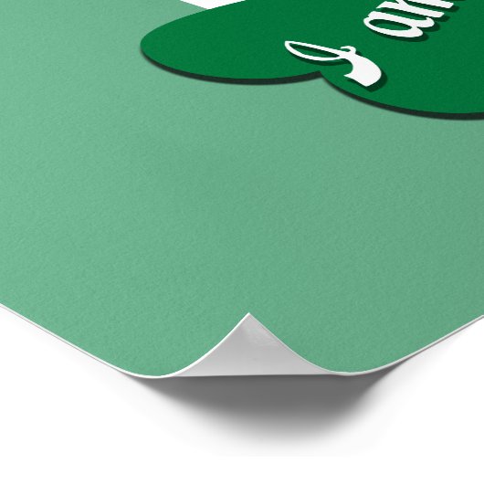 Kus me Ik ben Iers Poster (Hoek)