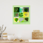 Kus Me Ik ben Iers Poster (Keuken)