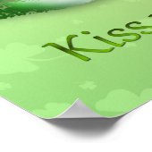 Kus Me Ik ben Iers - Poster Print (Hoek)