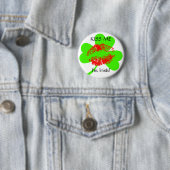 Kus me, ik ben Iers! Ronde Button 5,7 Cm (In situ)