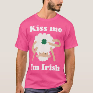 Kus Me Ik Ben Iers Schaap Funny St Patrick'S Day H T-shirt