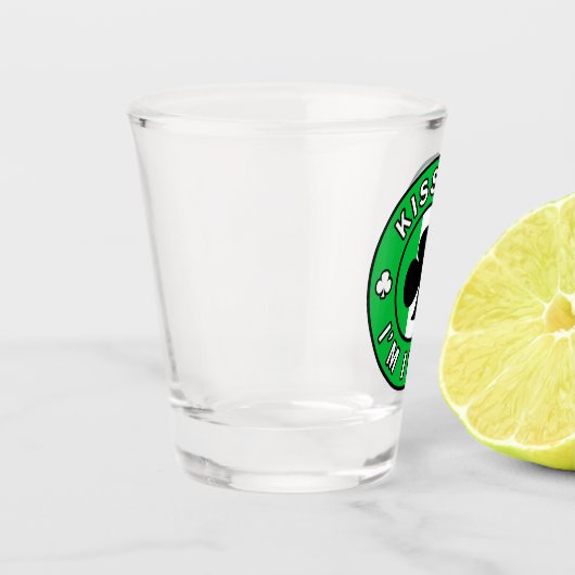 Kus Me Ik ben Iers Shot Glas (Links)
