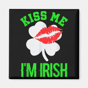 Kus Me Ik Ben Iers St. Patricks Dag Magneet
