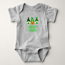 Kus Me Ik Ben Iers St. Patrick's Day Kabouter Klav Romper