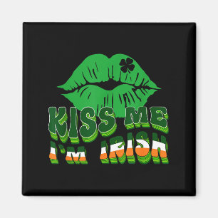Kus Me Ik Ben Iers St. Patricks Day Lippen & I Magneet