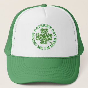 Kus me, ik ben Iers St. Patrick's Day Trucker Pet
