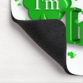 "Kus me, ik ben Iers" St. Patty's Day Mousepad Muismat (Hoek)