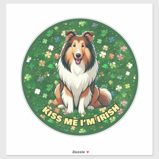 Kus Me Ik Ben Iers Sticker (Vel)