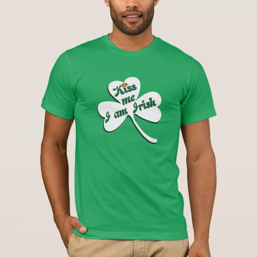 Kus me Ik ben Iers T-shirt (Voorkant)