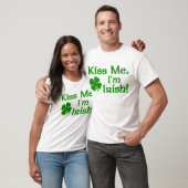 Kus me Ik ben Iers t-shirt (Unisex)