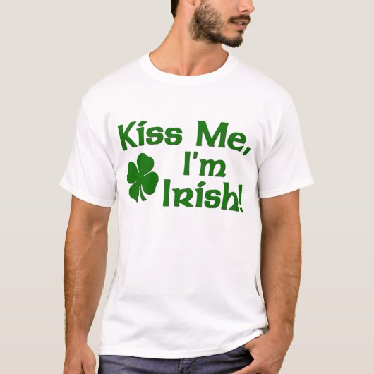 Kus Me Ik ben Iers T-shirt (Voorkant)
