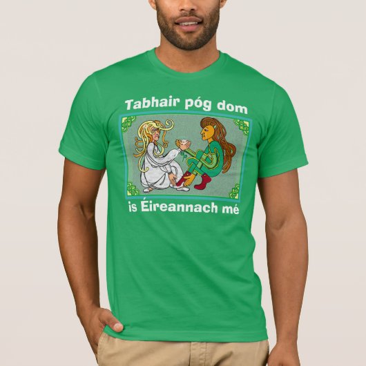 Kus me Ik ben Iers T-shirt (Voorkant)