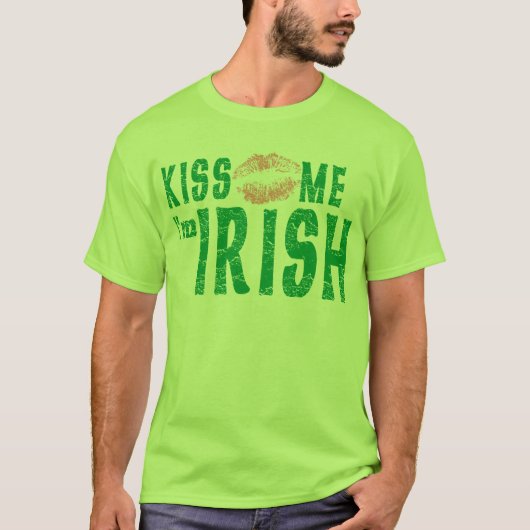 Kus Me Ik ben Iers T-shirt (Voorkant)