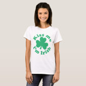 Kus me Ik ben Iers T-shirt (Voorkant volledig)