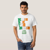 Kus me Ik ben Iers T-shirt (Voorkant volledig)