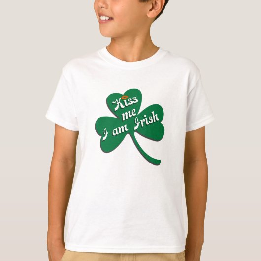 Kus me Ik ben Iers T-shirt (Voorkant)