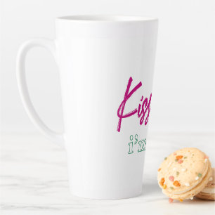 'Kus me, ik ben Iers' T-shirt Latte Mok