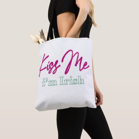'Kus me, ik ben Iers' T-shirt Tote Bag (Dichtbij)