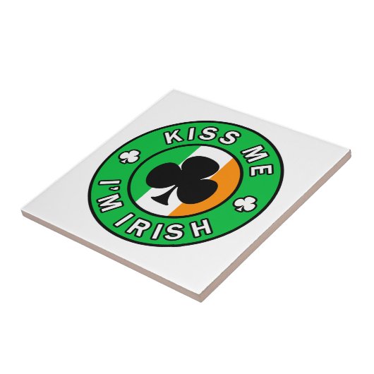 Kus Me Ik ben Iers Tegeltje (Zijkant)