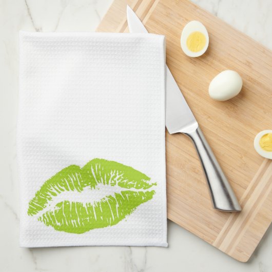 Kus Me Ik ben Iers Theedoek (Quarter Fold)