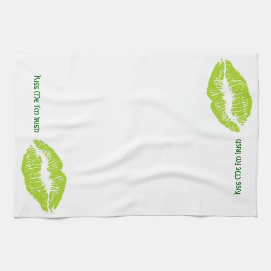 Kus Me Ik ben Iers Theedoek (Horizontaal)