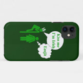 Kus me ik ben, Iers toiletbord Case-Mate iPhone Case (Achterkant (horizontaal))