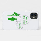 Kus me ik ben, Iers toiletbord Case-Mate iPhone Case (Achterkant (horizontaal))