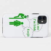 Kus me ik ben, Iers toiletbord Case-Mate iPhone Case (Achterkant (horizontaal))