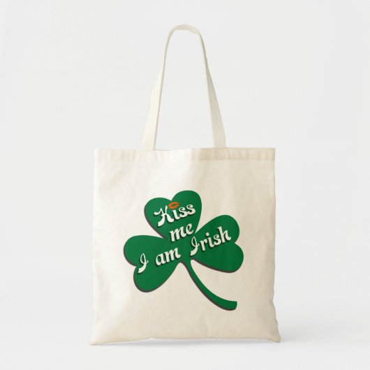 Kus me Ik ben Iers Tote Bag (Voorkant)