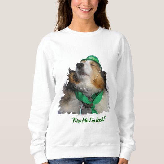 "Kus me ik ben Iers!" Trui (Voorkant)