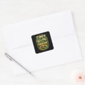 Kus Me, Ik Ben Iers Vierkante Sticker (Envelop)