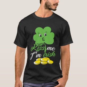 Kus me ik ben Ierse Saint Patrick Day jongens meis T-shirt
